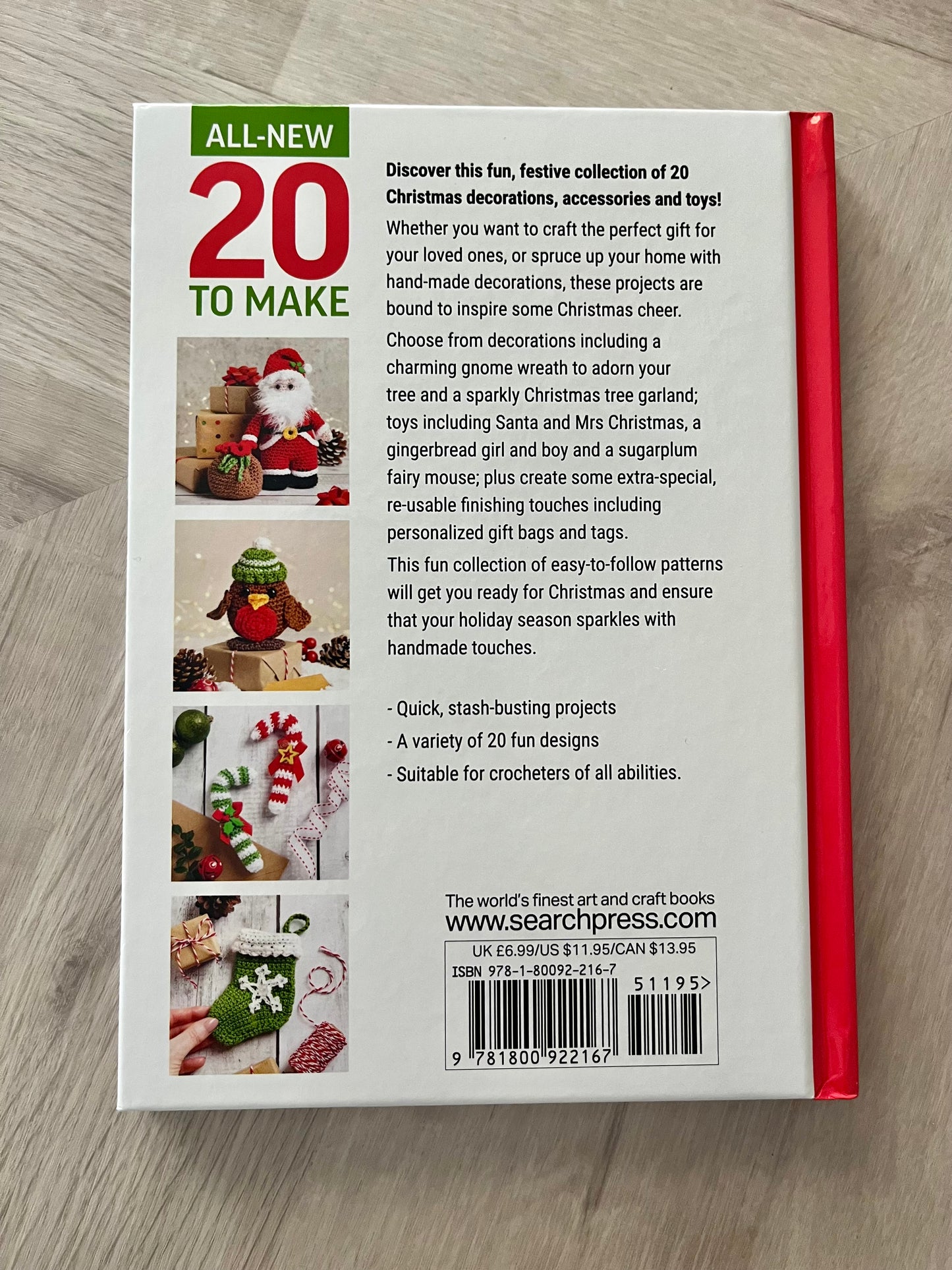 20 to make Christmas Crochet Book