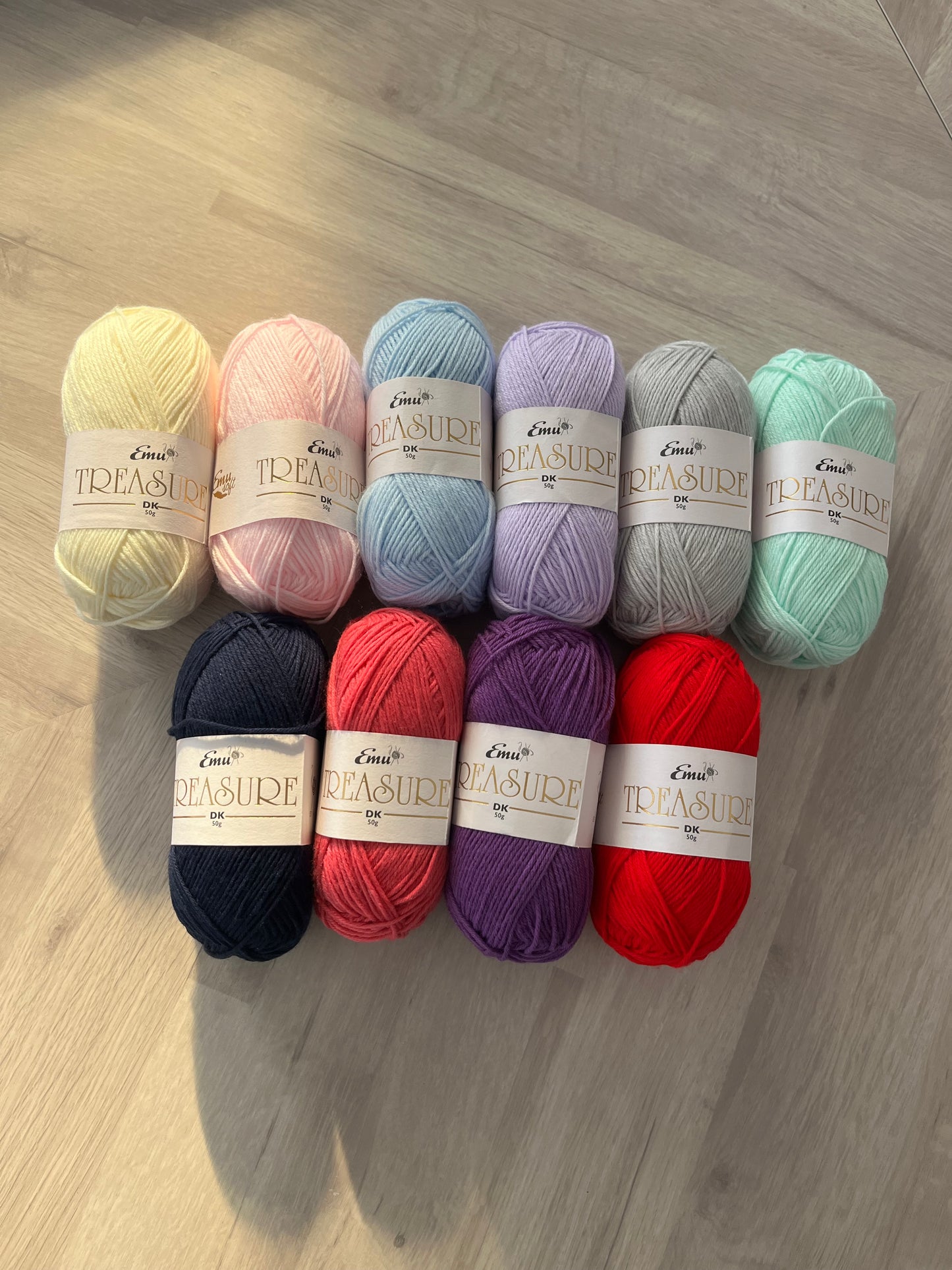 Emu Treasures DK Yarn 50g Balls