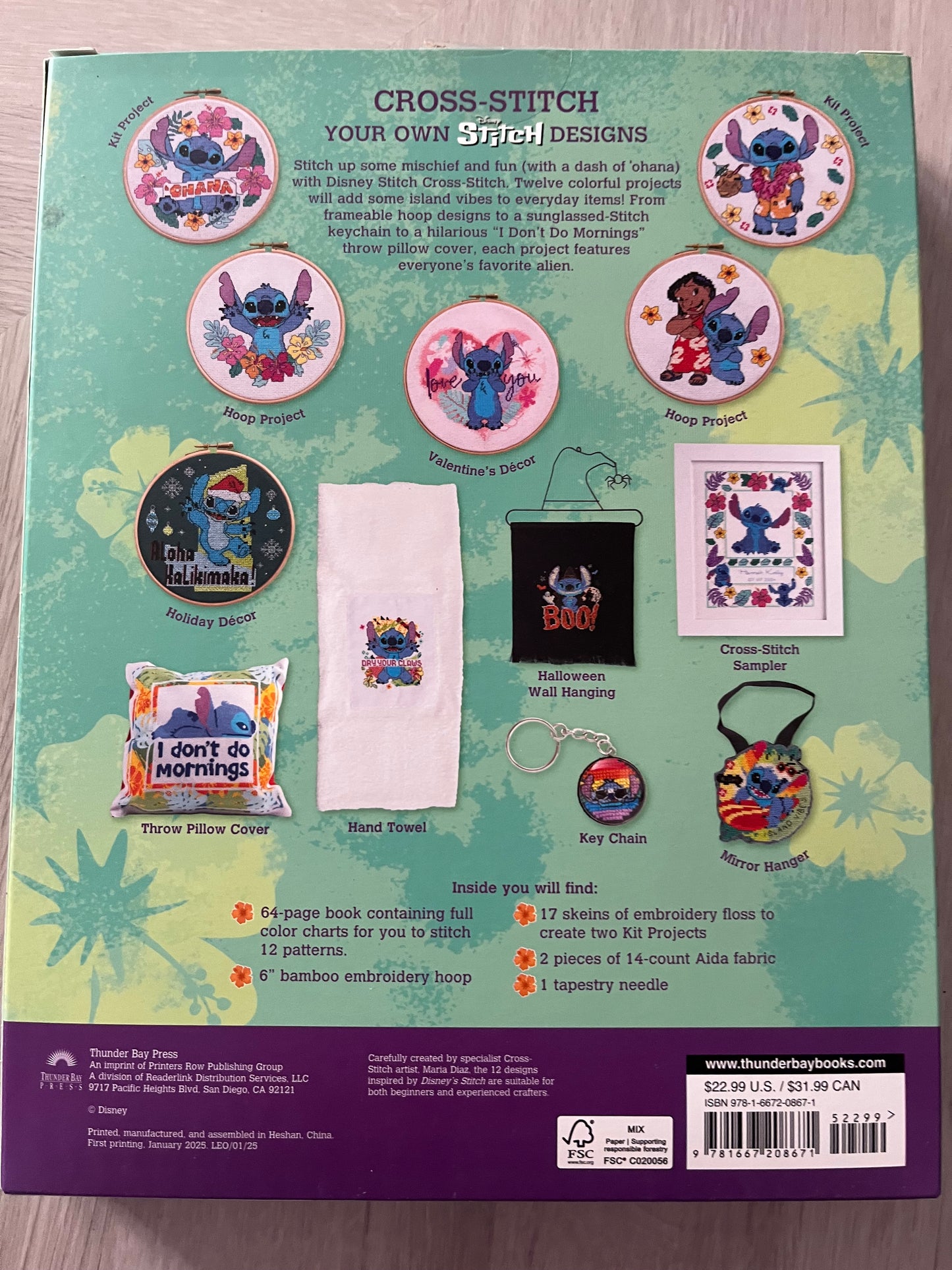 Disney Stitch Cross Stitch kit.