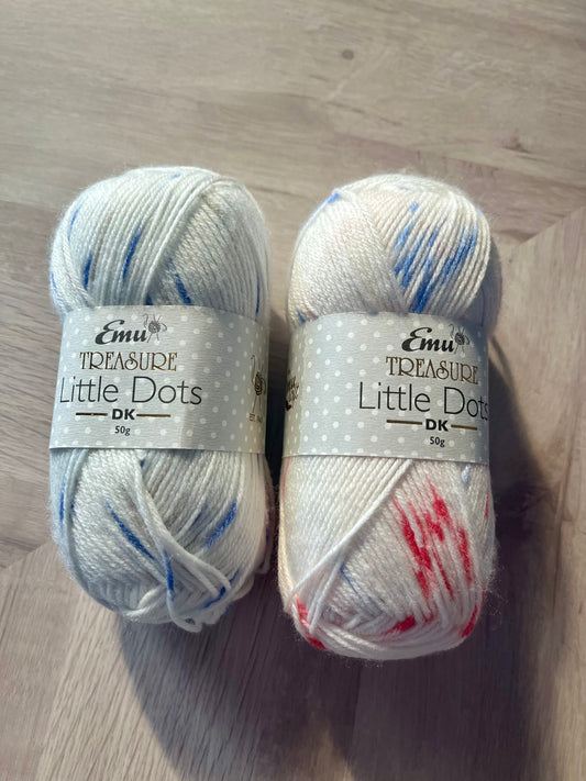 Emu Treasures Little Dots DK 50g