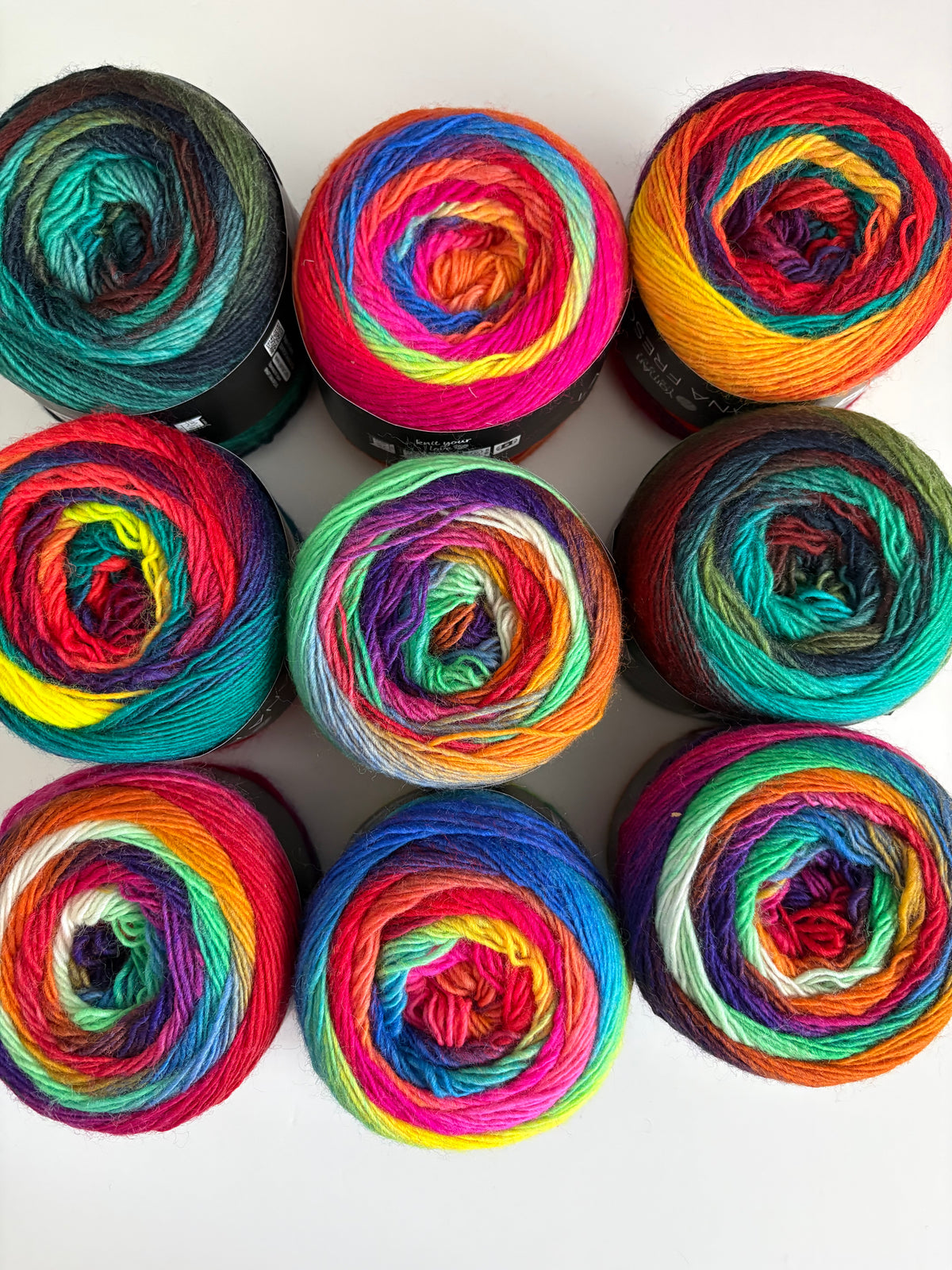 Yarn art Lana Fresco Yarn Cake