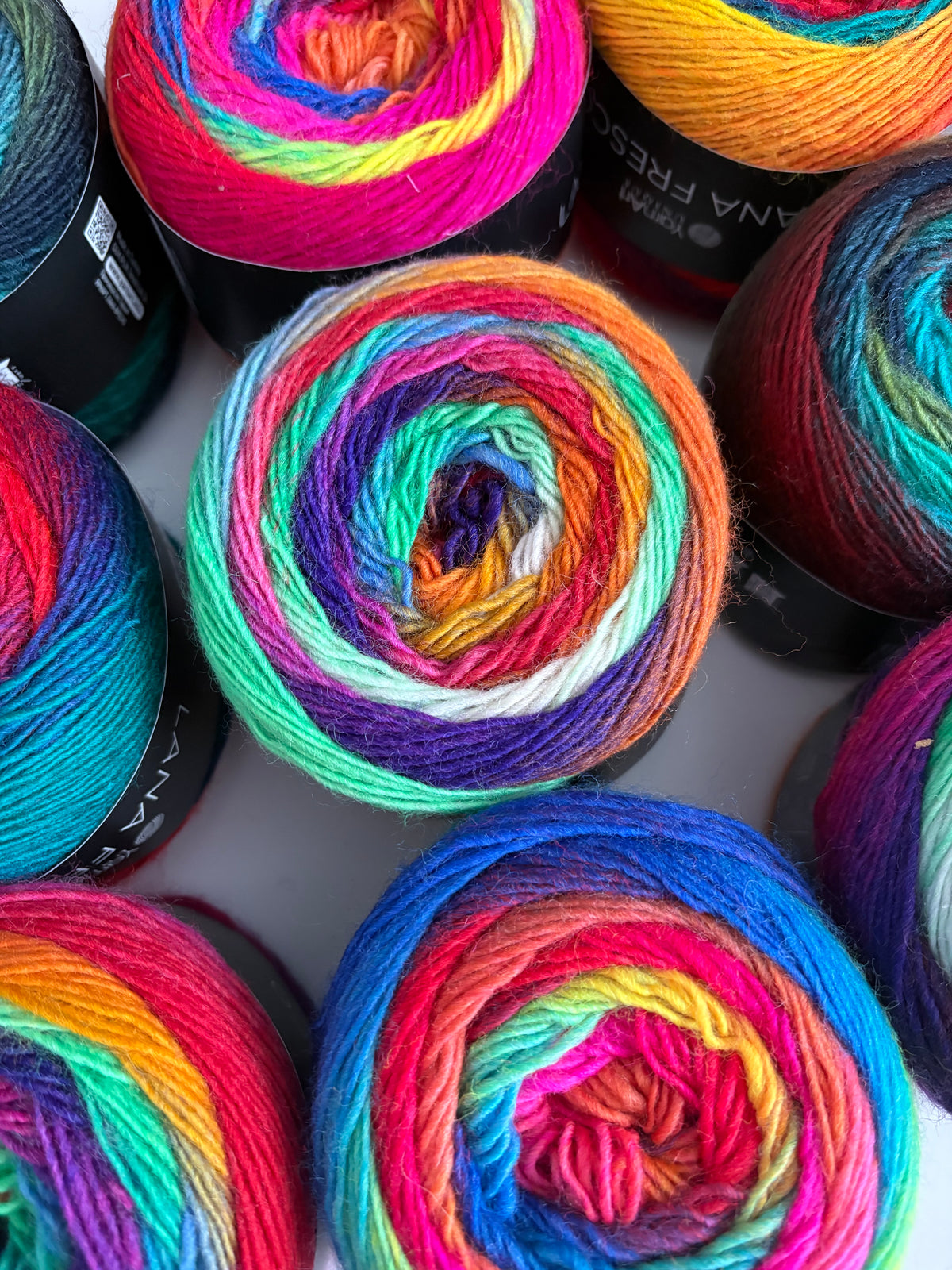 Yarn art Lana Fresco Yarn Cake