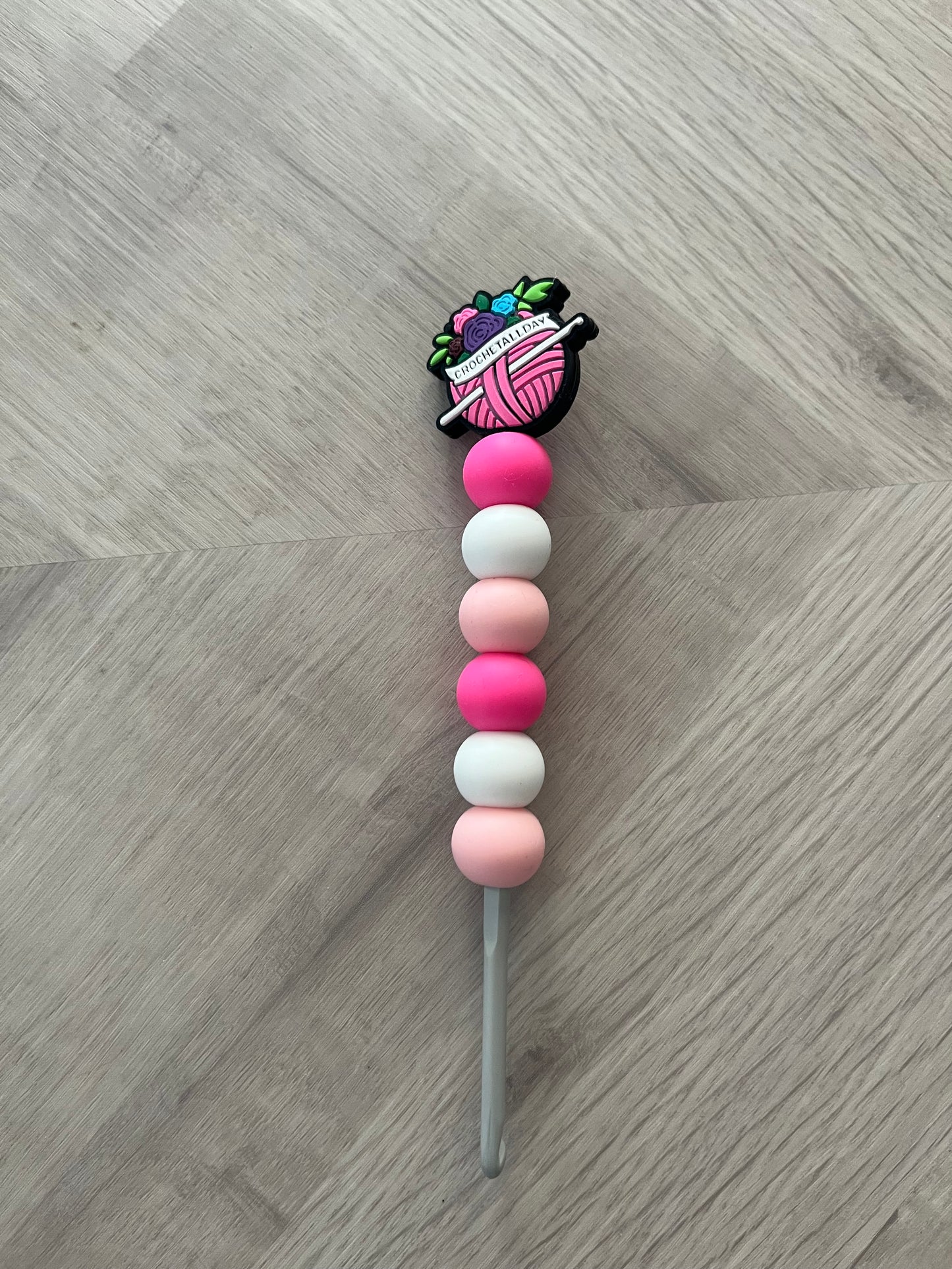 4mm Beaded Crochet Hooks In Various Designs