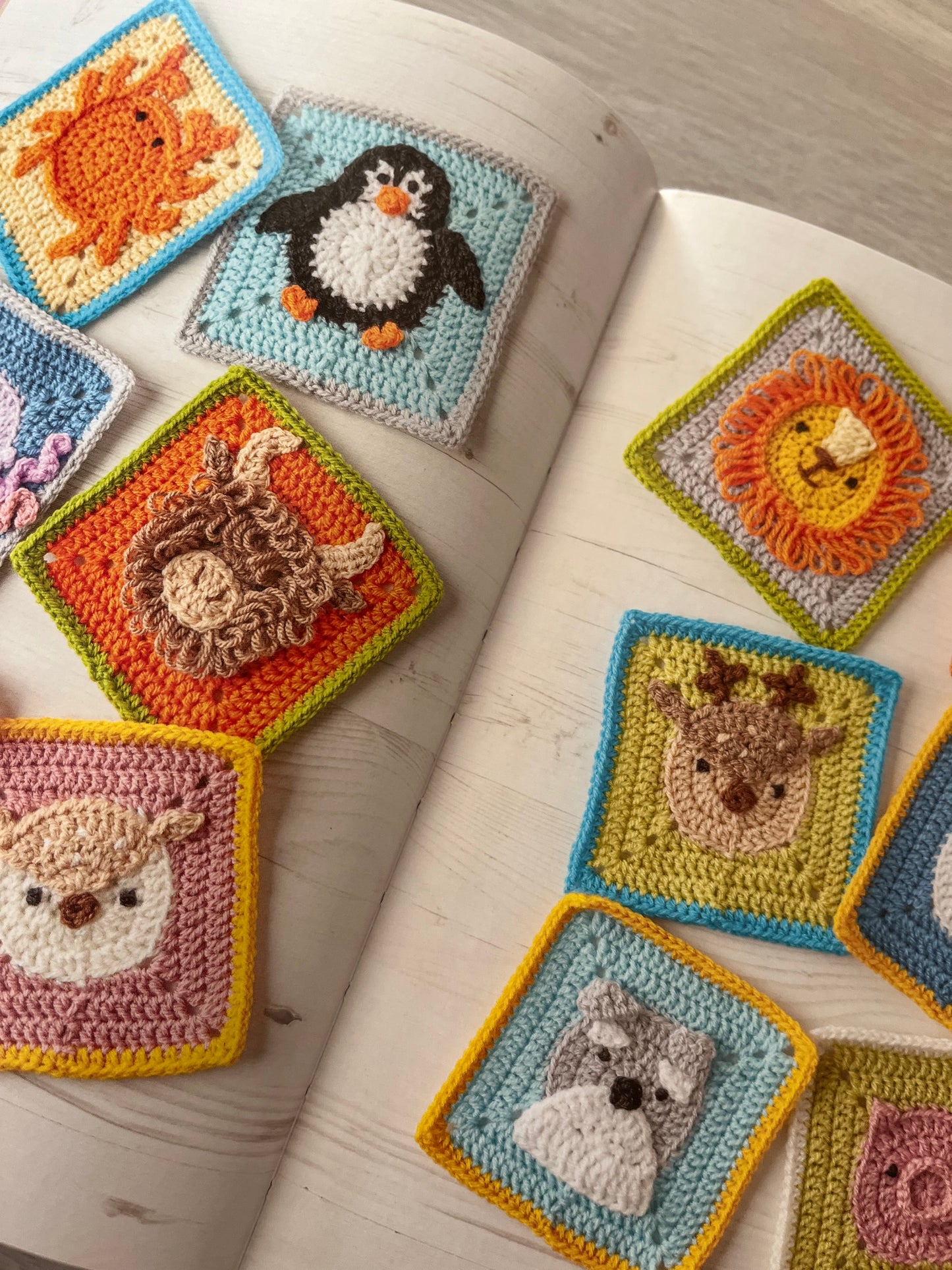 20 to make Animal Granny Squares to make