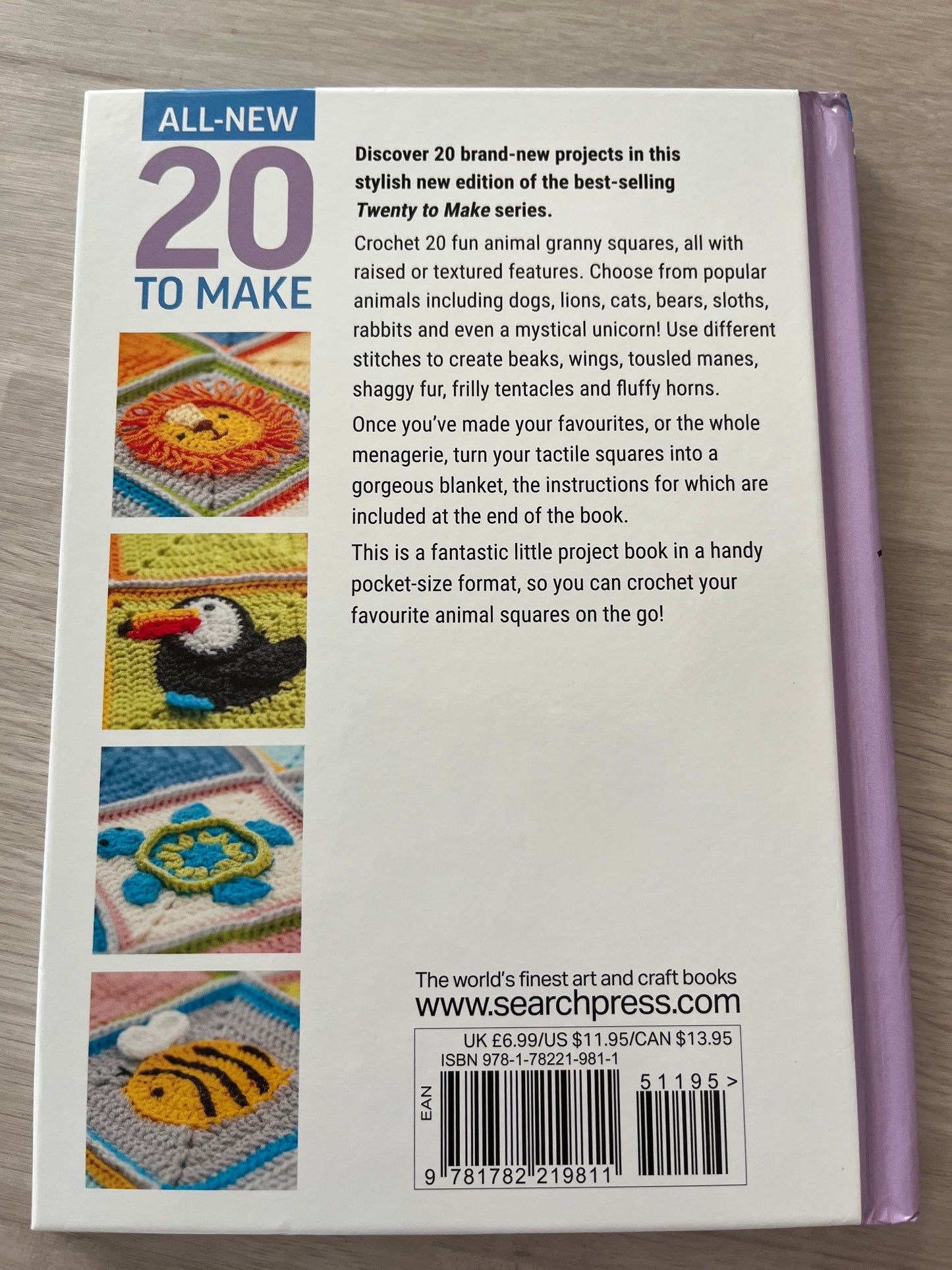 20 to make Animal Granny Squares to make